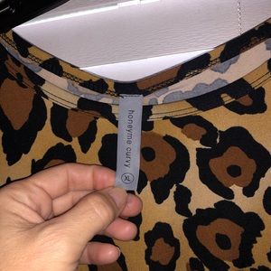 Women’s cheetah print top